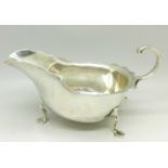 A silver sauce boat, 126.