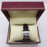 A diamond set Rotary reversible wristwatch