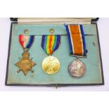 Three WWI medals to 9484 Pte. S. Wilson, R.
