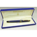 A Waterman Paris fountain pen,