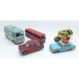 Dinky and Corgi die-cast model vehicles including Dinky Bedford,
