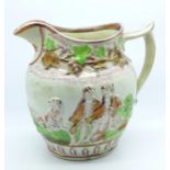 An early lustre jug,