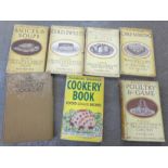 A collection of Mrs Beeton's cookery books and one other cookery book