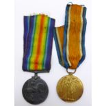 Two WWI medals to 268285 Pte. T.