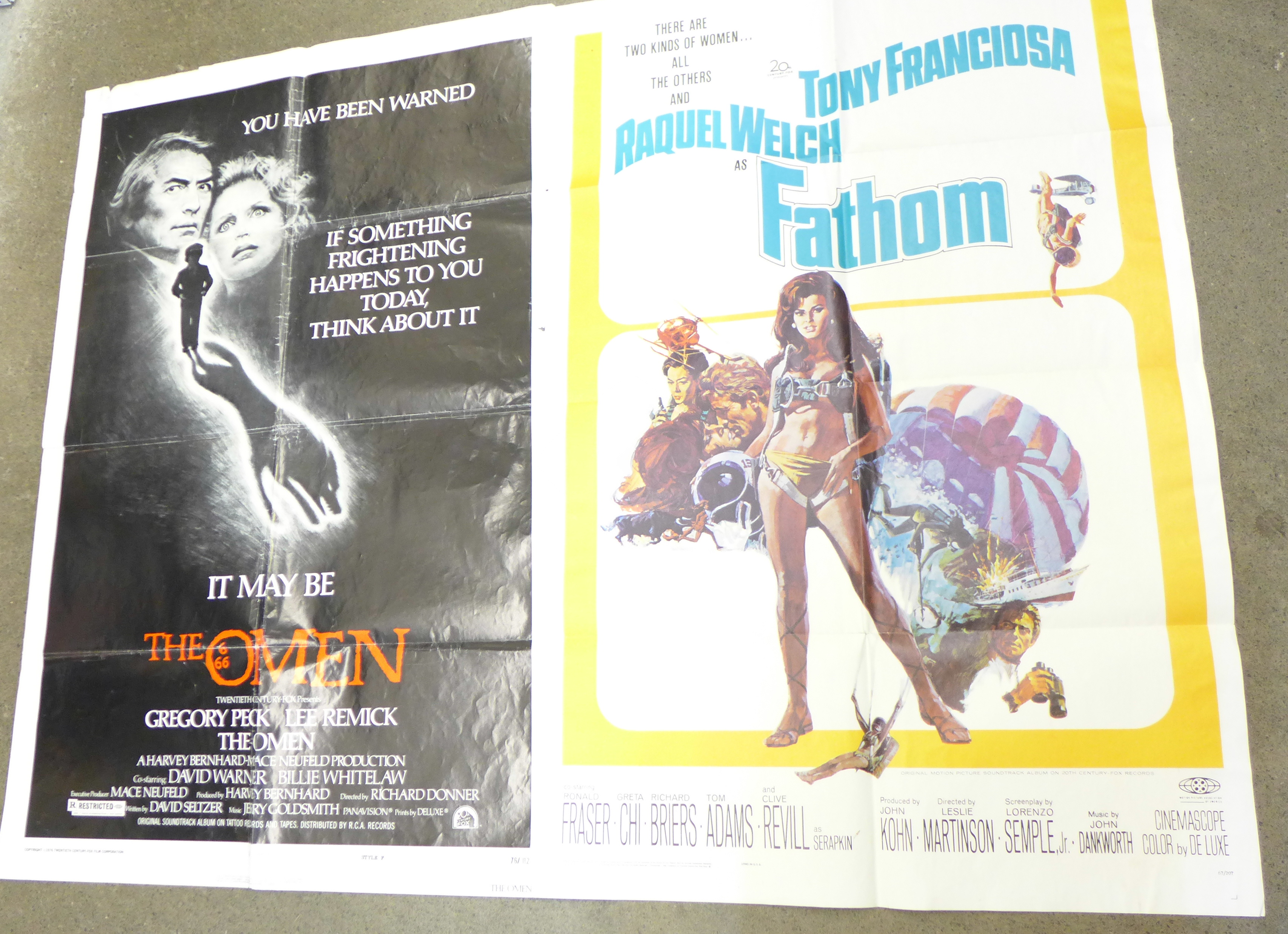 Three posters, Omen,