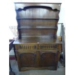 An oak dresser