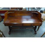 A Victorian mahogany washstand