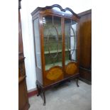 An Edward VII mahogany display cabinet