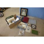 A box of assorted pictures