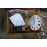 Assorted clock parts