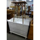 A Victorian bamboo occasional table