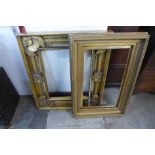 Two gilt picture frames