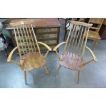 A pair of Ercol chairs