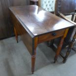 A Victorian mahogany Pembroke table