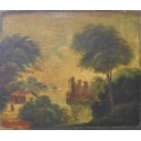 English School (19th Century), landscape, oil on canvas, 51 x 61cms,