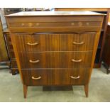 A Waring & Gillows afromosia chest of drawers