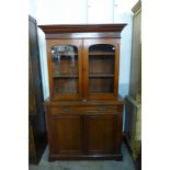 A Victorian mahogany bookcase,