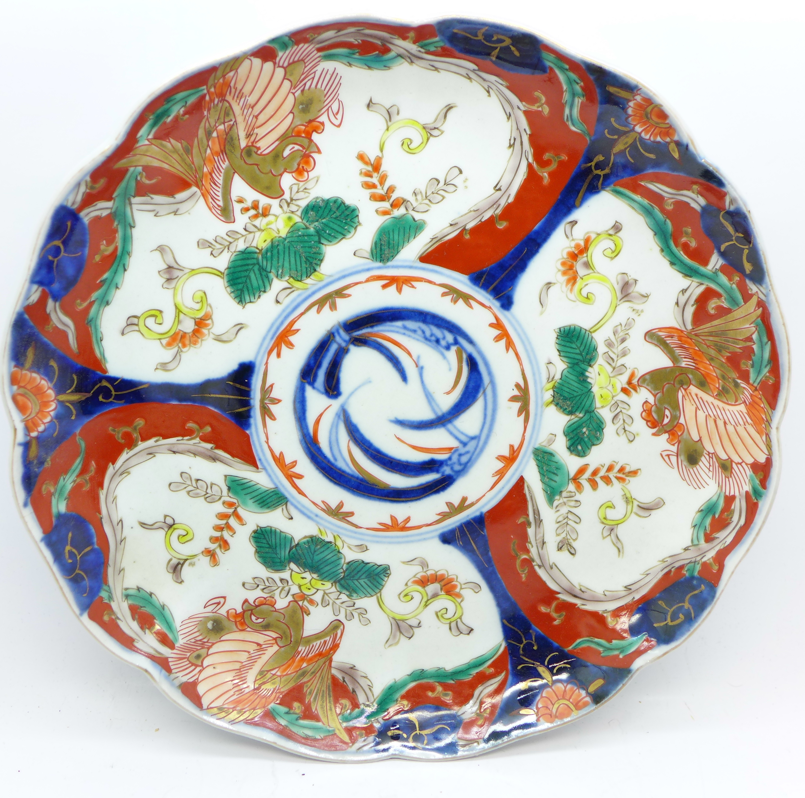 Two Imari plates - Image 3 of 4