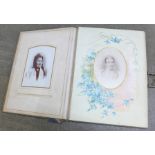 An album of Victorian and later photographs and cabinet cards