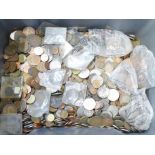 A large quantity of British and foreign coinage,