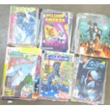 Assorted comics, Sleeze Brothers, The Shade Changing Man (1-10, lacking 4), Lobo, Shred, etc.