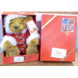A Hamleys boxed Christmas Teddy bear