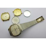 Three Bulova watches,