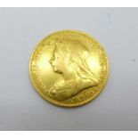 A Victorian 1901 full sovereign