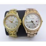 Two lady's Citizen wristwatches