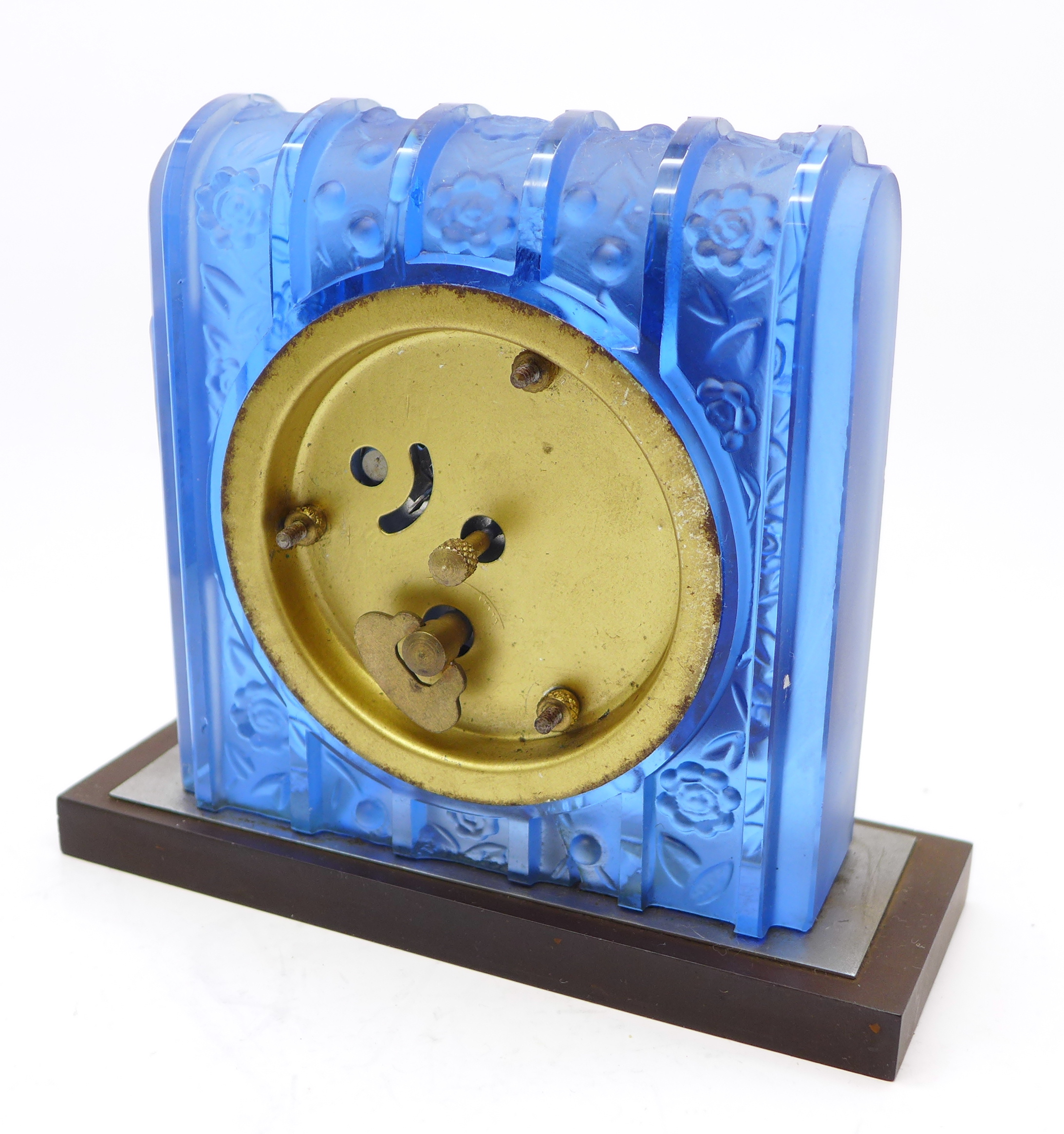 Two glass cased mantel timepieces - Image 5 of 5