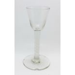 A Georgian glass,
