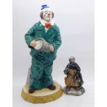 Two Royal Doulton figures, Will He, Won't He?, HN2275 and Good King Wenceslas,