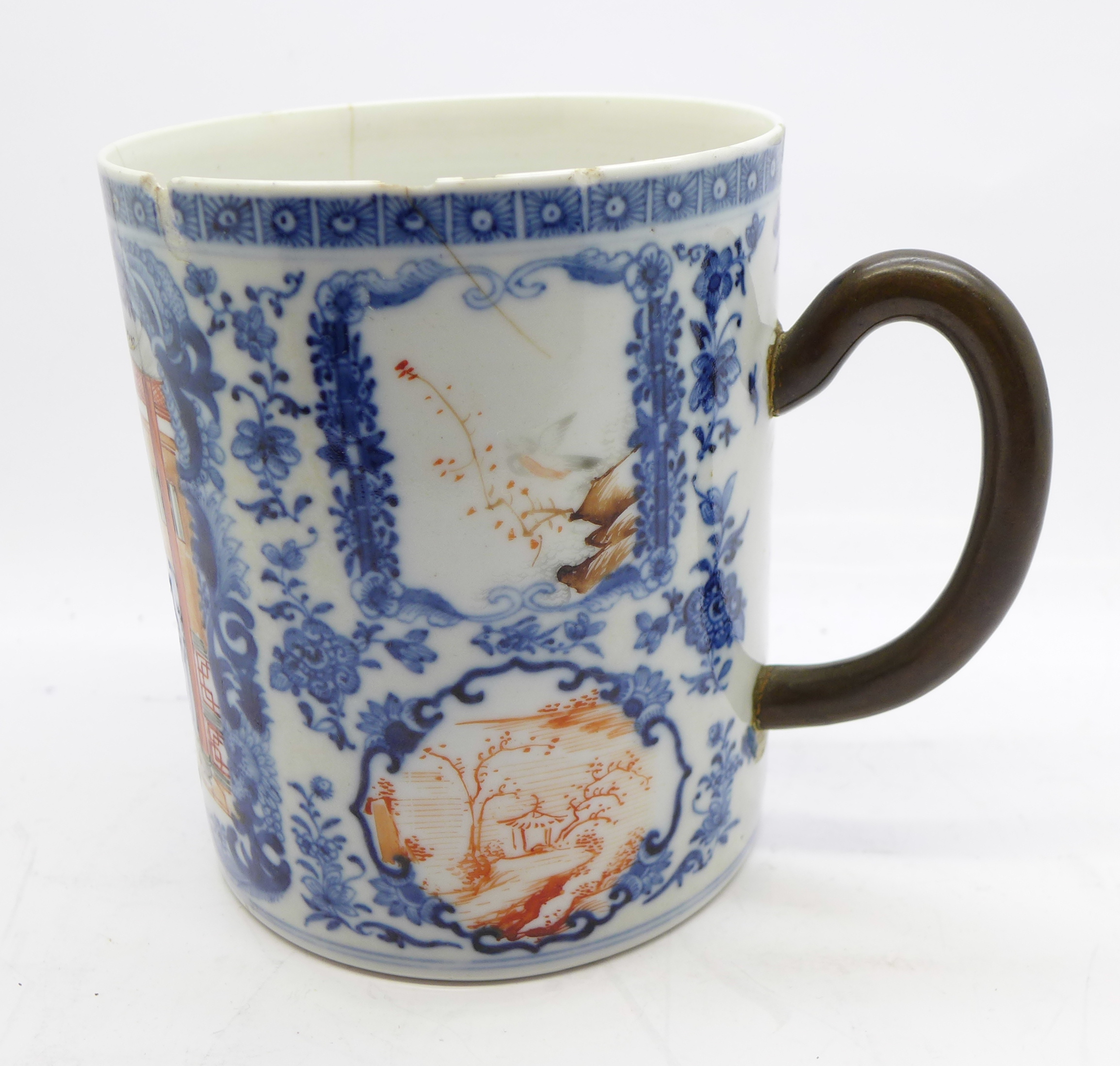 A Qianlong Chinese mug, - Image 3 of 5