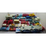 Dinky, Corgi and other die-cast model vehicles, mainly 1960's, including Bedford TK Tipper,