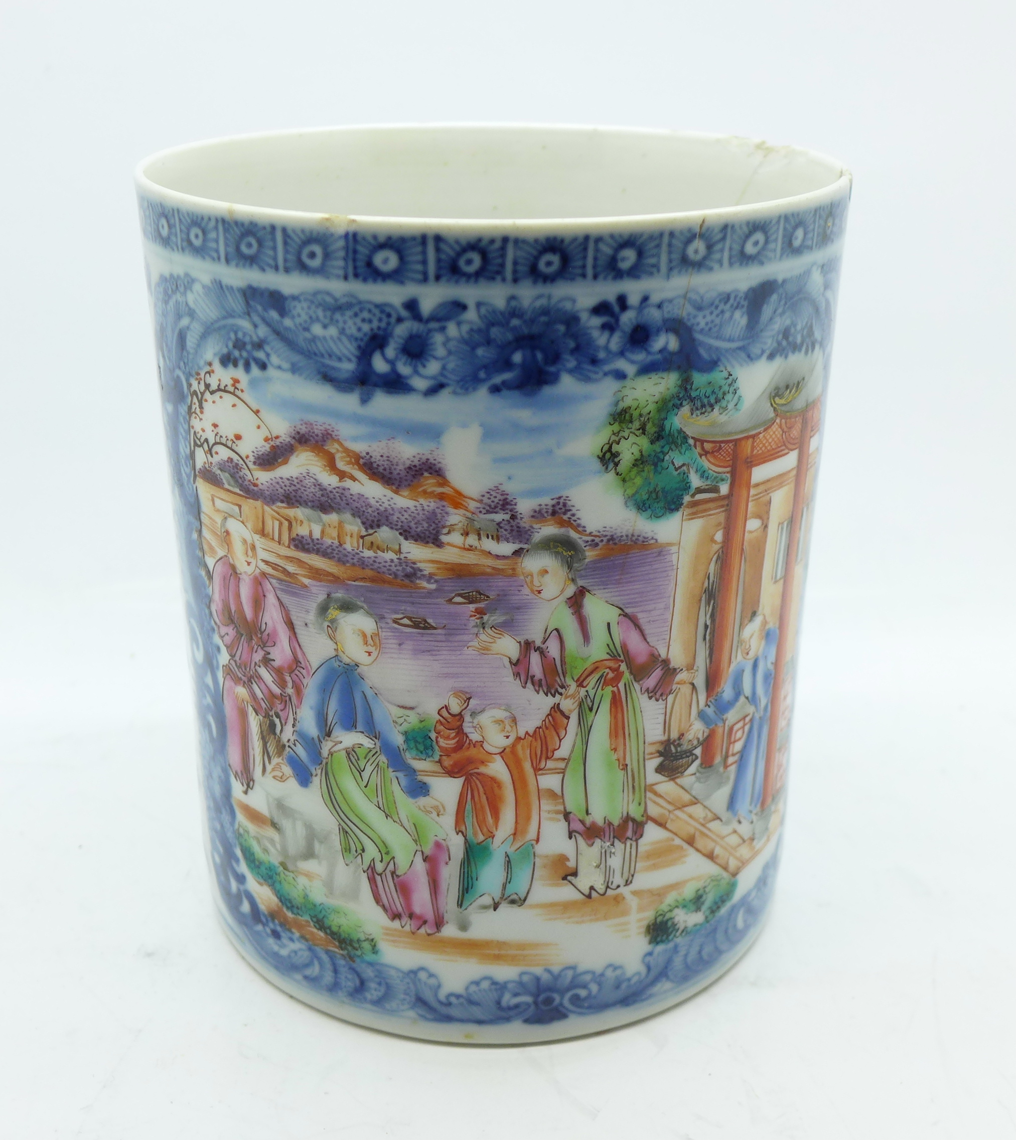 A Qianlong Chinese mug, - Image 2 of 5