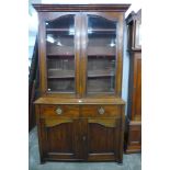 A Victorian mahogany bookcase