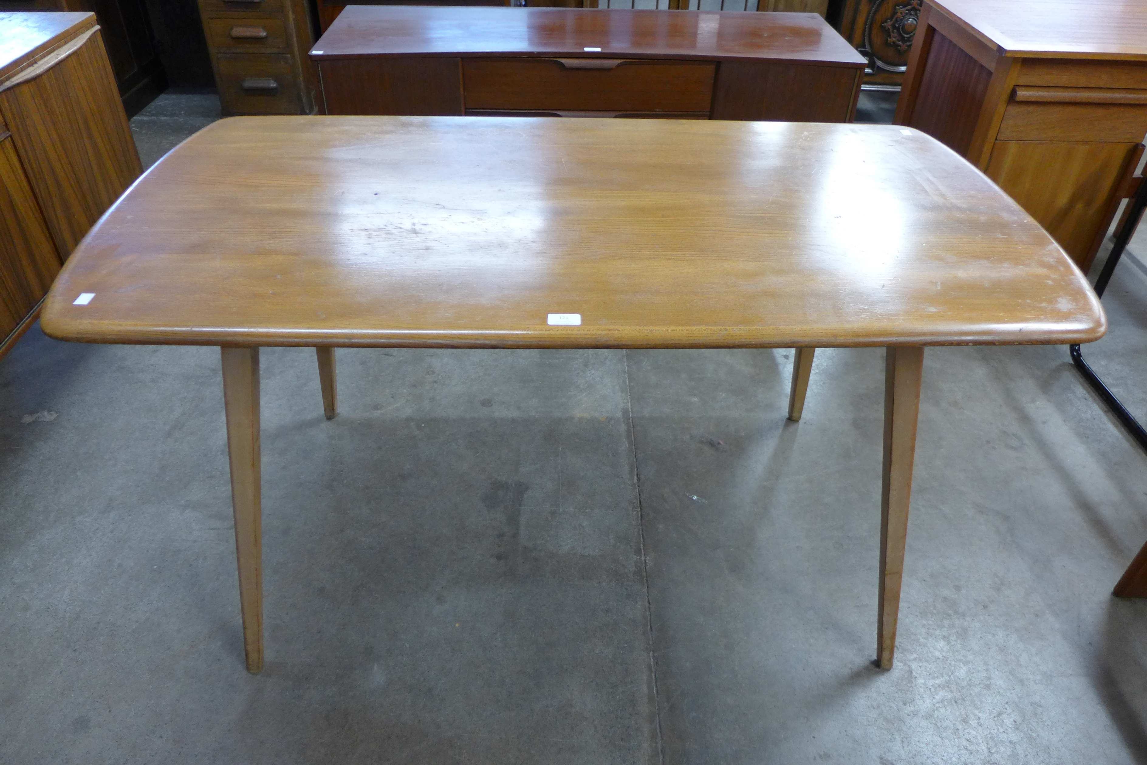 An Ercol Blonde dining table