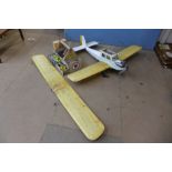 A vintage model bi-plane