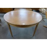 A G-Plan Fresco teak extending dining table