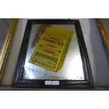 A Goldflake Cigarettes advertising mirror