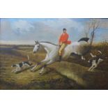 * McDowell, fox hunting scene, oil on canvas, 59 x 90cms,