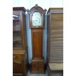 A 19th Century style mahogany longcase clock