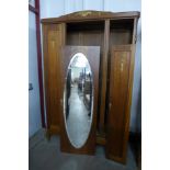 A 19th Century French Empire style mahogany armoire