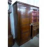 A large Victorian mahogany cupboard