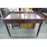 A Victorian mahogany washstand