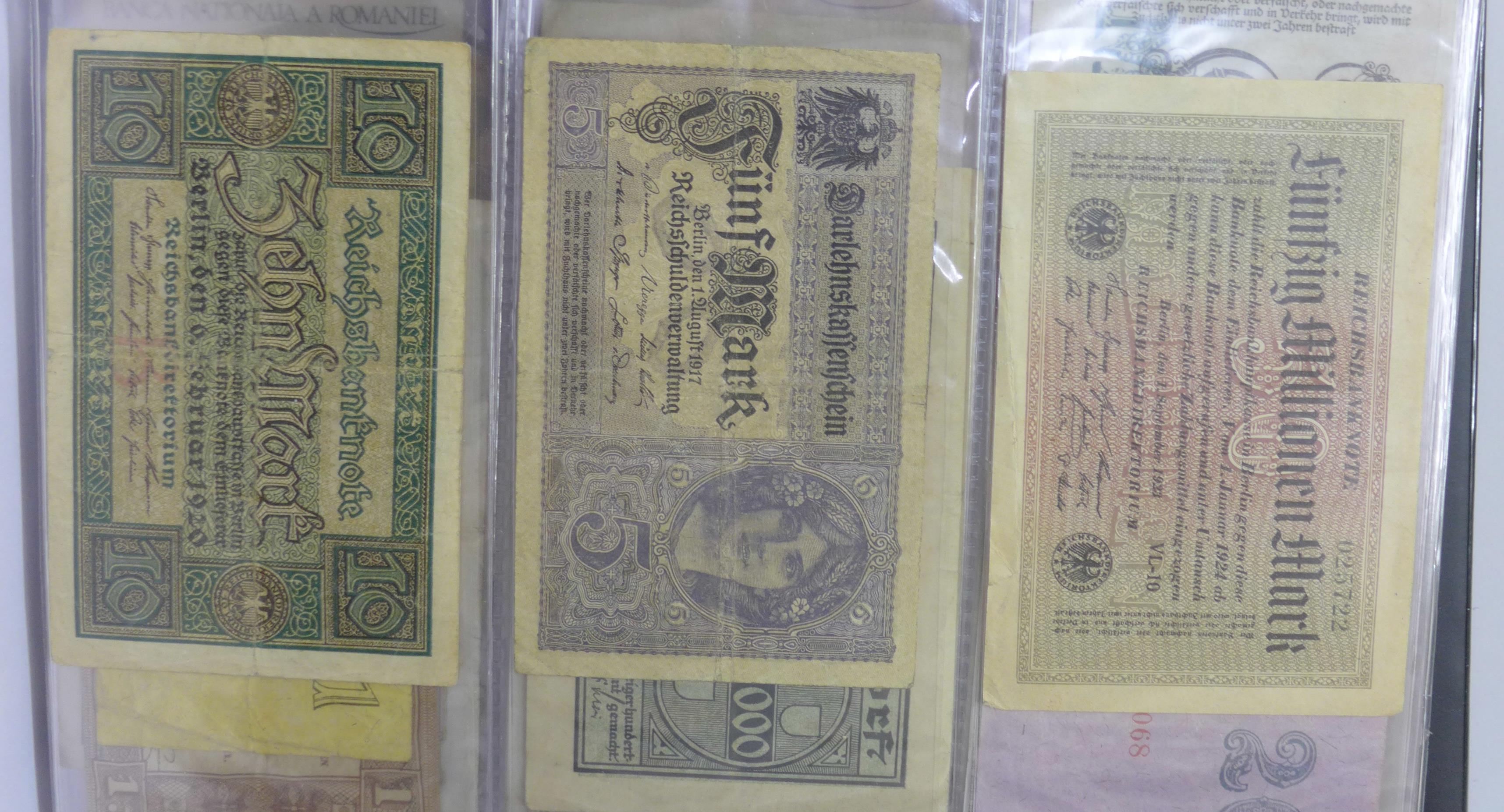 An album of banknotes, - Image 10 of 46