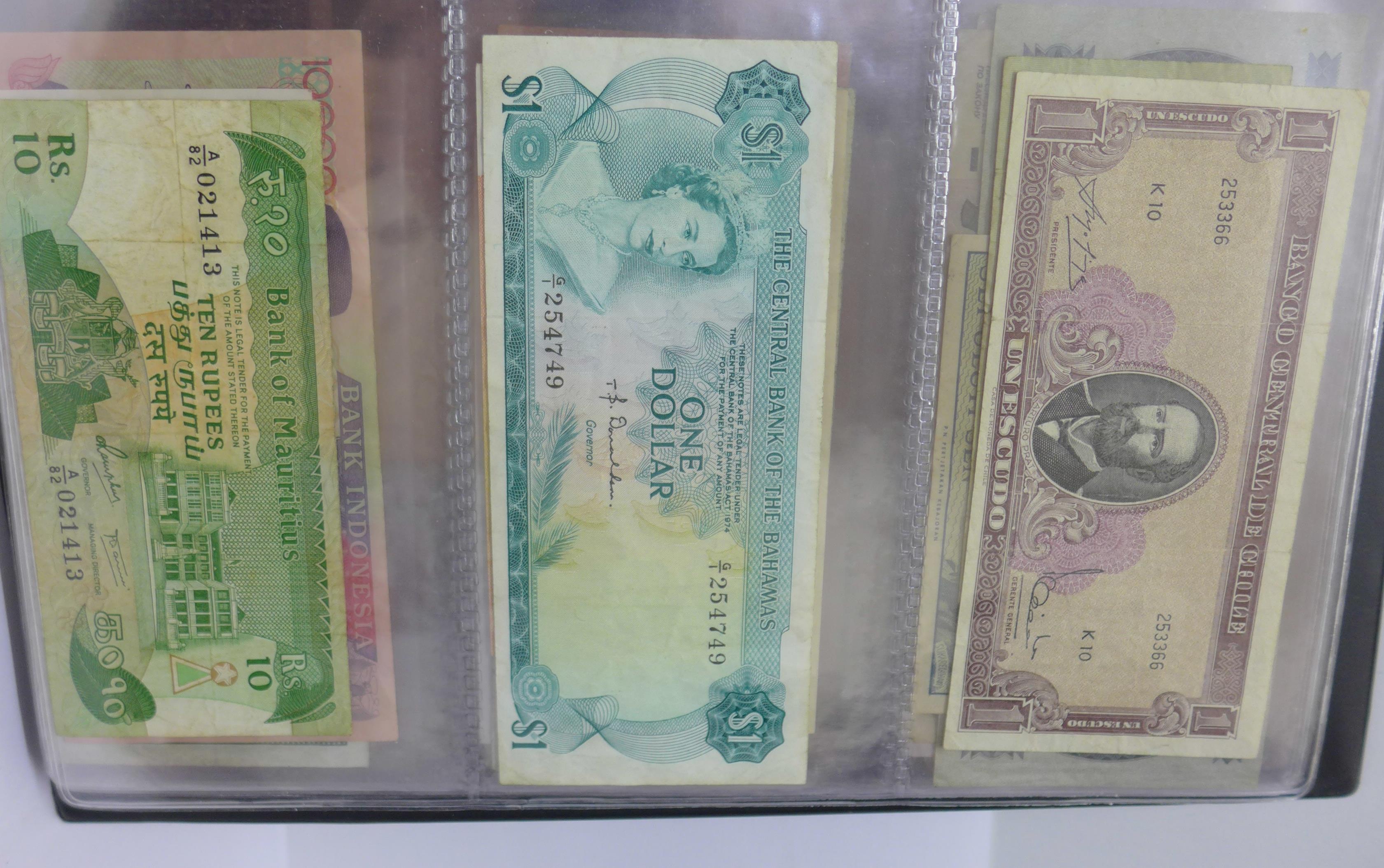 An album of banknotes, - Image 30 of 46