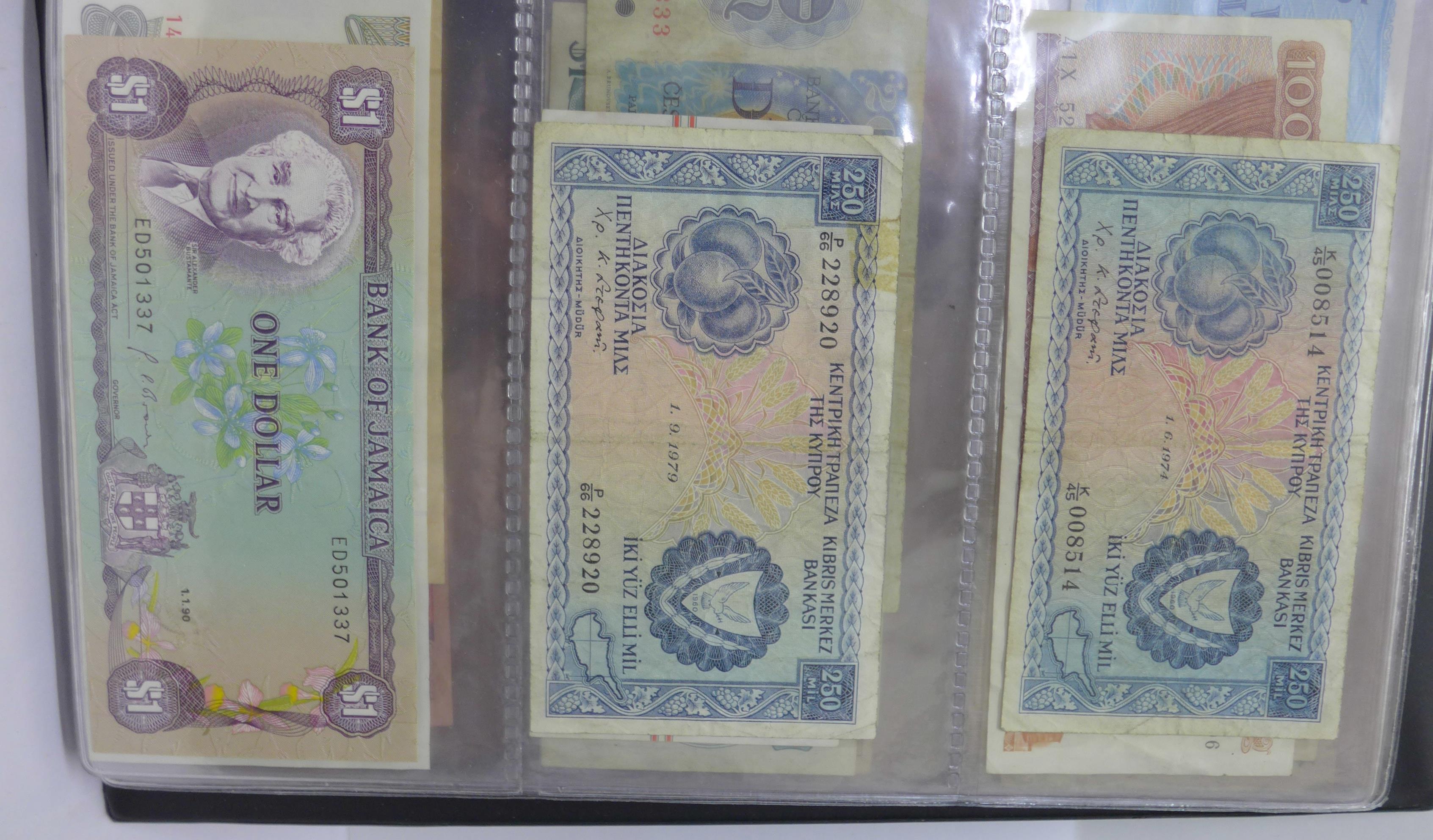 An album of banknotes, - Image 27 of 46