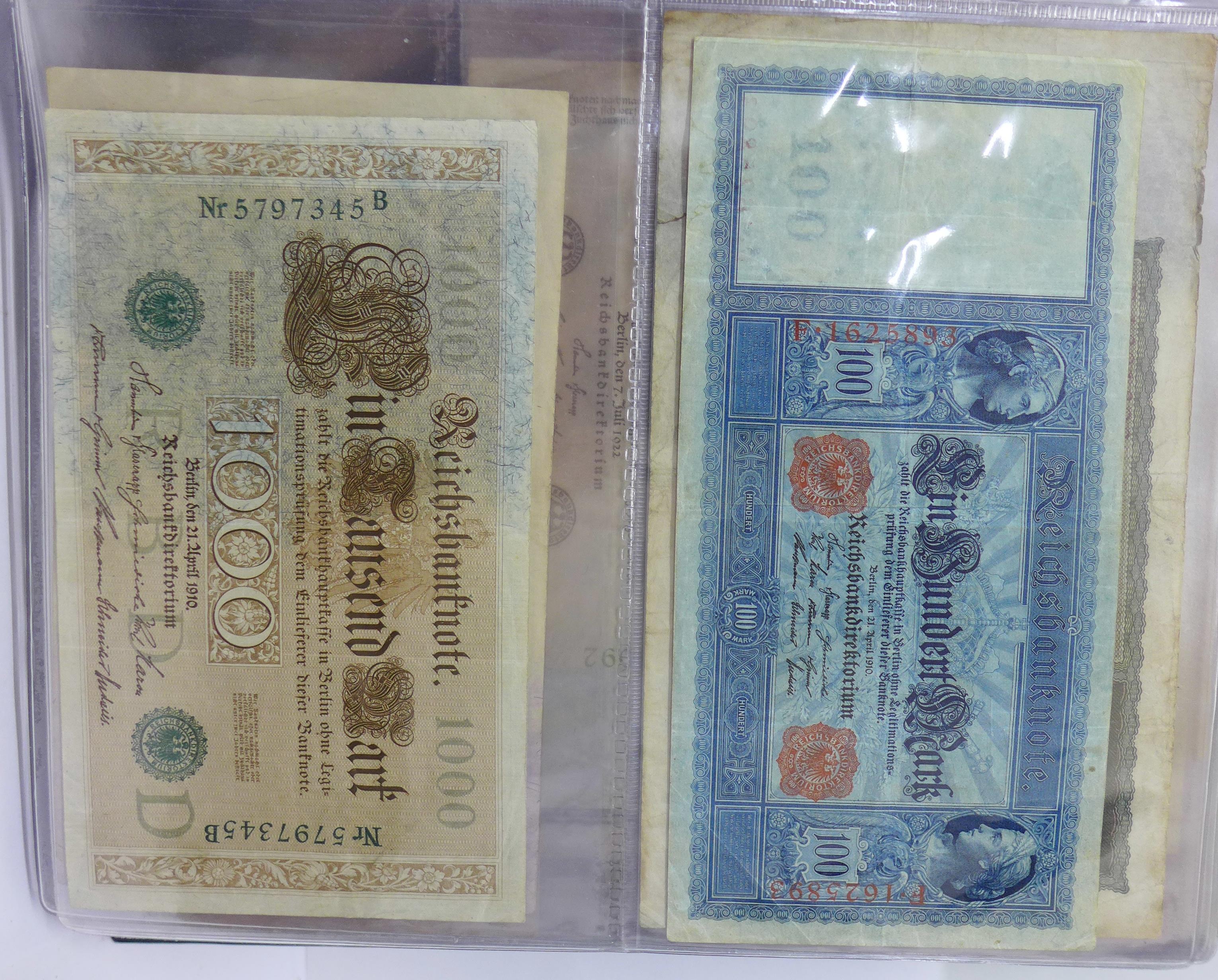 An album of banknotes, - Image 4 of 46