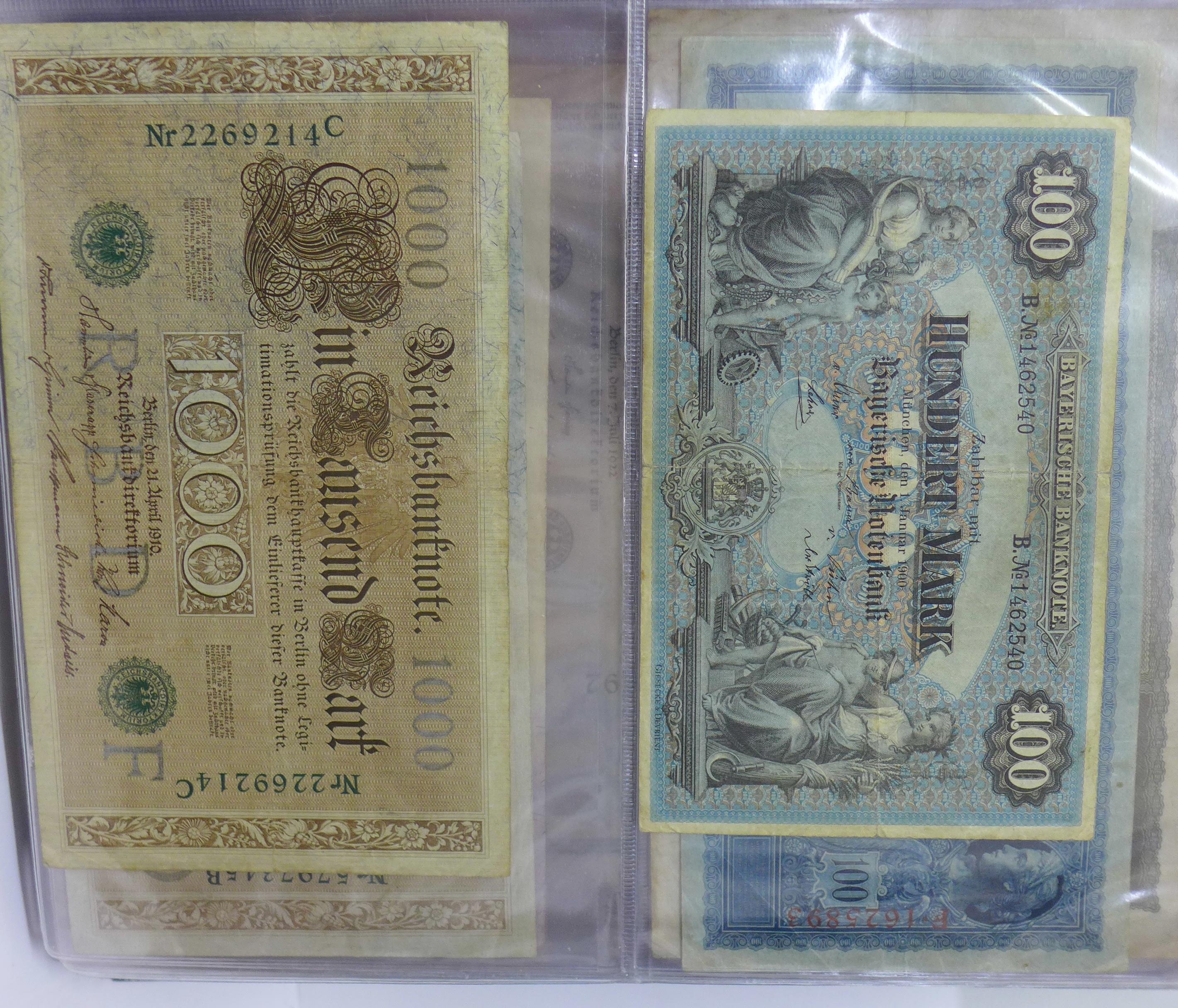 An album of banknotes, - Image 3 of 46